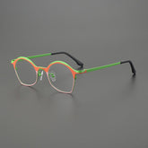 Eka Vintage Titanium Glasses Frame Geometric Frames Southood